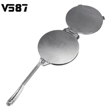 Складной тортилья производитель пресс тяжелый алюминий мясо пресс гаджеты формы для выпечки инструменты пирог кухонные принадлежности серебро/оранжевый