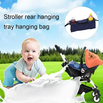 

Baby Cart Rear Hanging Type Hanging Bag Milk Bottle Storage Bag Bedside Bag Oxford Cloth Diaper Organizer