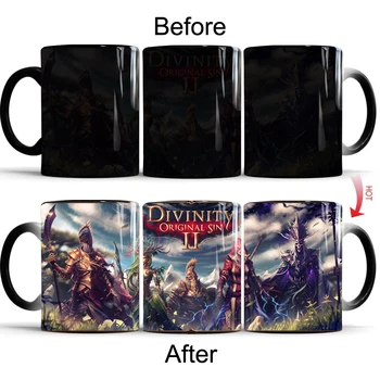 

Divinity: Original Sin Changing Color Mug Coffee Mugs Cup Milk Cup Funny Gift ps4