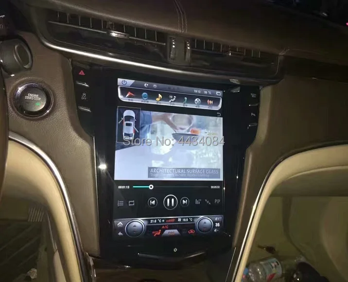 Perfect Ouchuangbo 10.4 inch tesla style vertical screen car gps audio for Cadillac CTS 2013-2016 ATS-L support 4 core 2+64 android 6.0 1