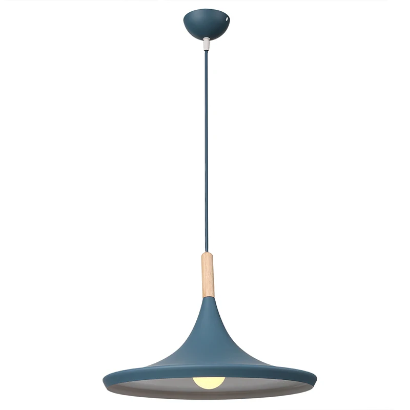 

Modern Creative Blue Pendant Light E27 Bulb Included Attractive Lamps Musical Instrument Restaurant Dining Room Hanging Light
