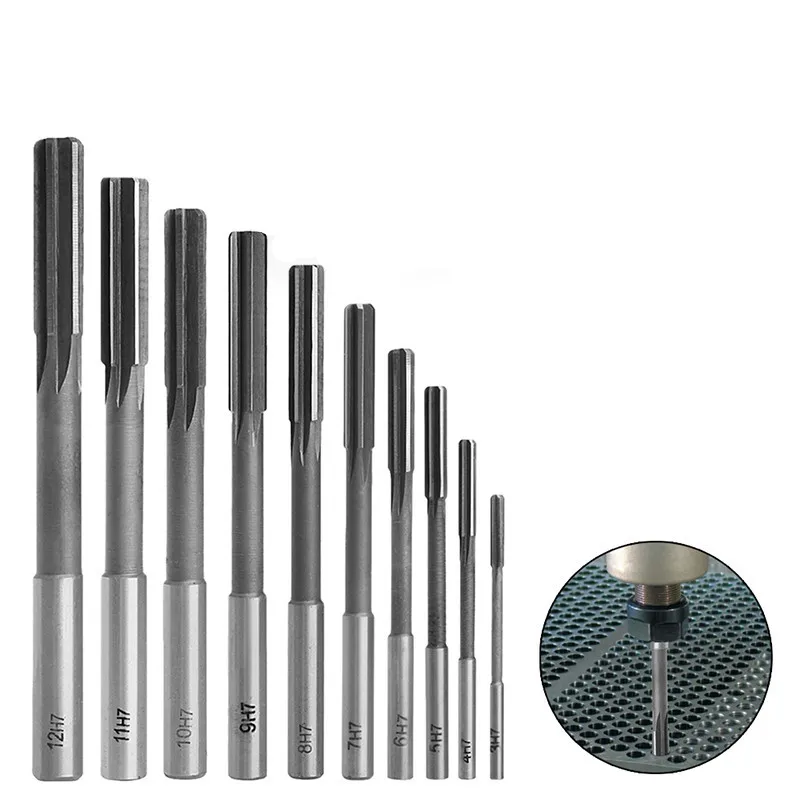 1pcs D4 Machinery 6 Flute Straight Shank HSS Chucking Reamer 16mm