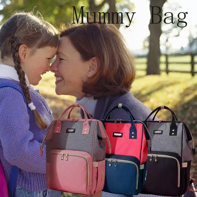 

Multi-Function Diaper Backpack Waterproof Large Capacity Stylish Durable Travel Bag Large Capacity Versatile Waterproof