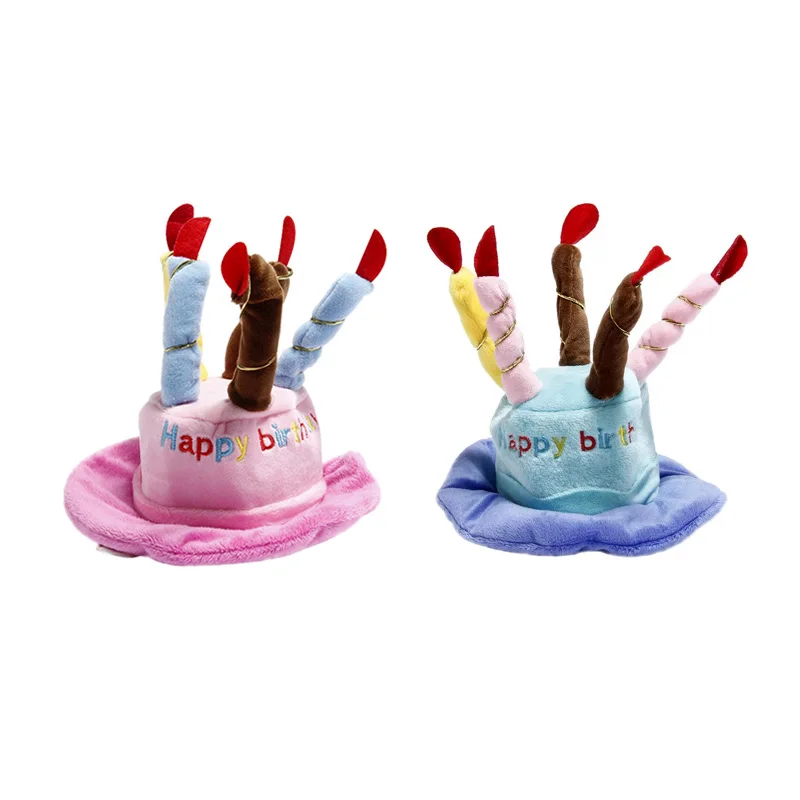 Happy Birthday Pet Products Accessories Cat Dog Hat Cute Fashion New wholesale 10 pieces | Дом и сад
