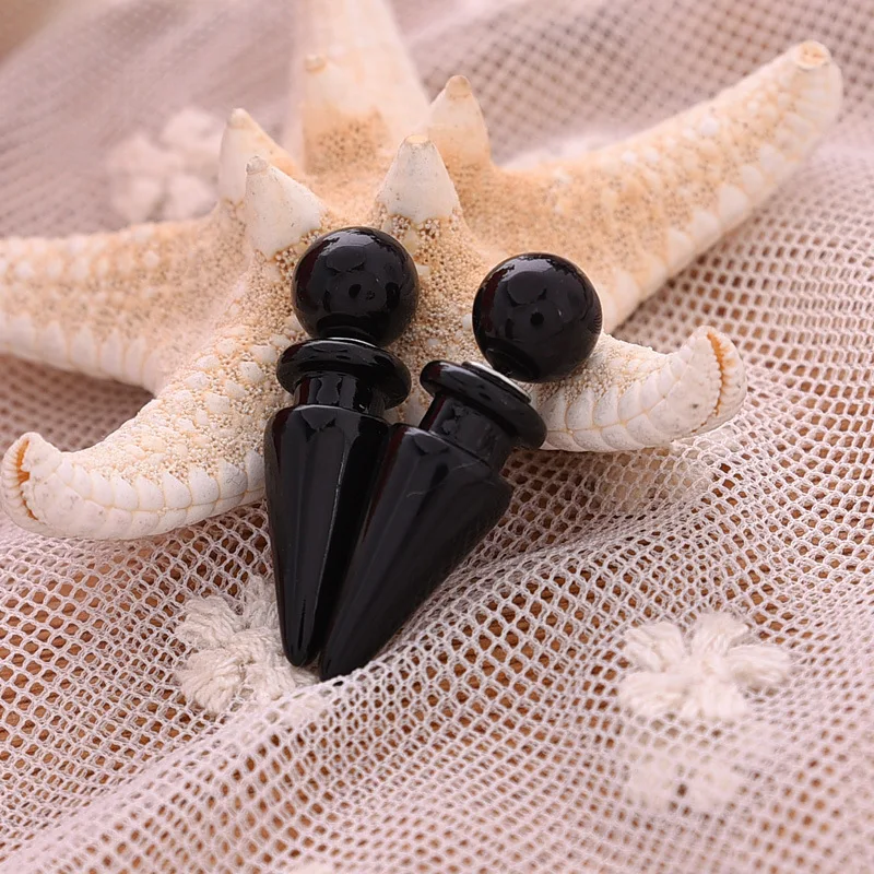 

Popular Puncture Personality Fashion Man Ear Nail Bullet Stainless Steel Auricular Needling silver 925 jewelry KEN628 weij