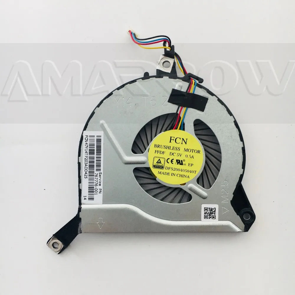 Оригинальный Охлаждающий радиатор и вентилятор для ноутбука HP 15 P 14 17 K V 767776 001 767706