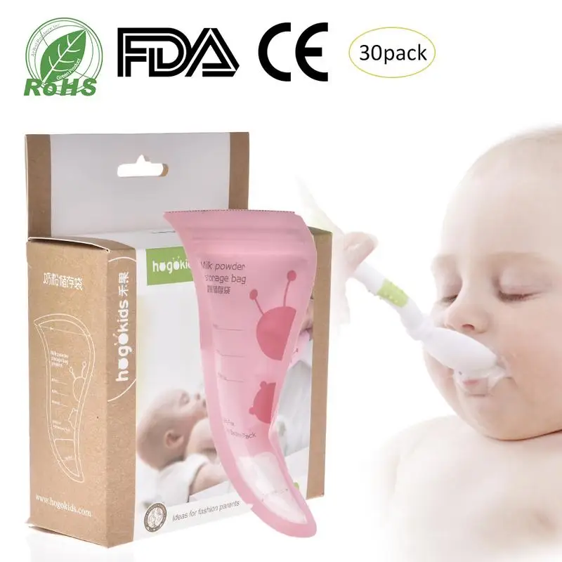 

30 PCS Breastfeeding Bags Portable Milk Powder Outdoor Storage Bag