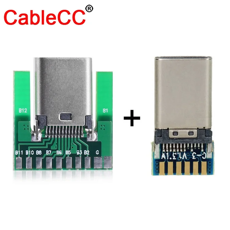 Zihan 2 шт. Micro USB 3.1 SMD 16P type c гнездо DIP4 Hd интерфейс передачи для смартфонов разъем