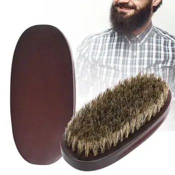 

Men Face Hair Cleaning Brush Mustache Oval Beard Shaving Massage Brush