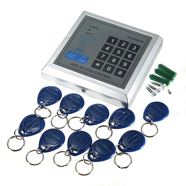 

Safurance Security RFID Proximity Entry Door Lock Access Control System 500 User +10 RFID Keyfobs with English user manual