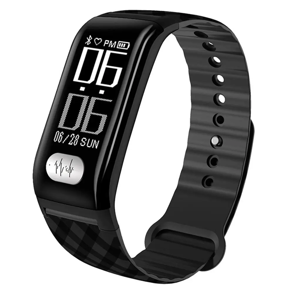 

H777plus Smart Bracelet Band 0.96inch OLED IP67 Waterproof Heart Rate Monitor EKG(ECG) Monitor Breathing Training Smart Watch(