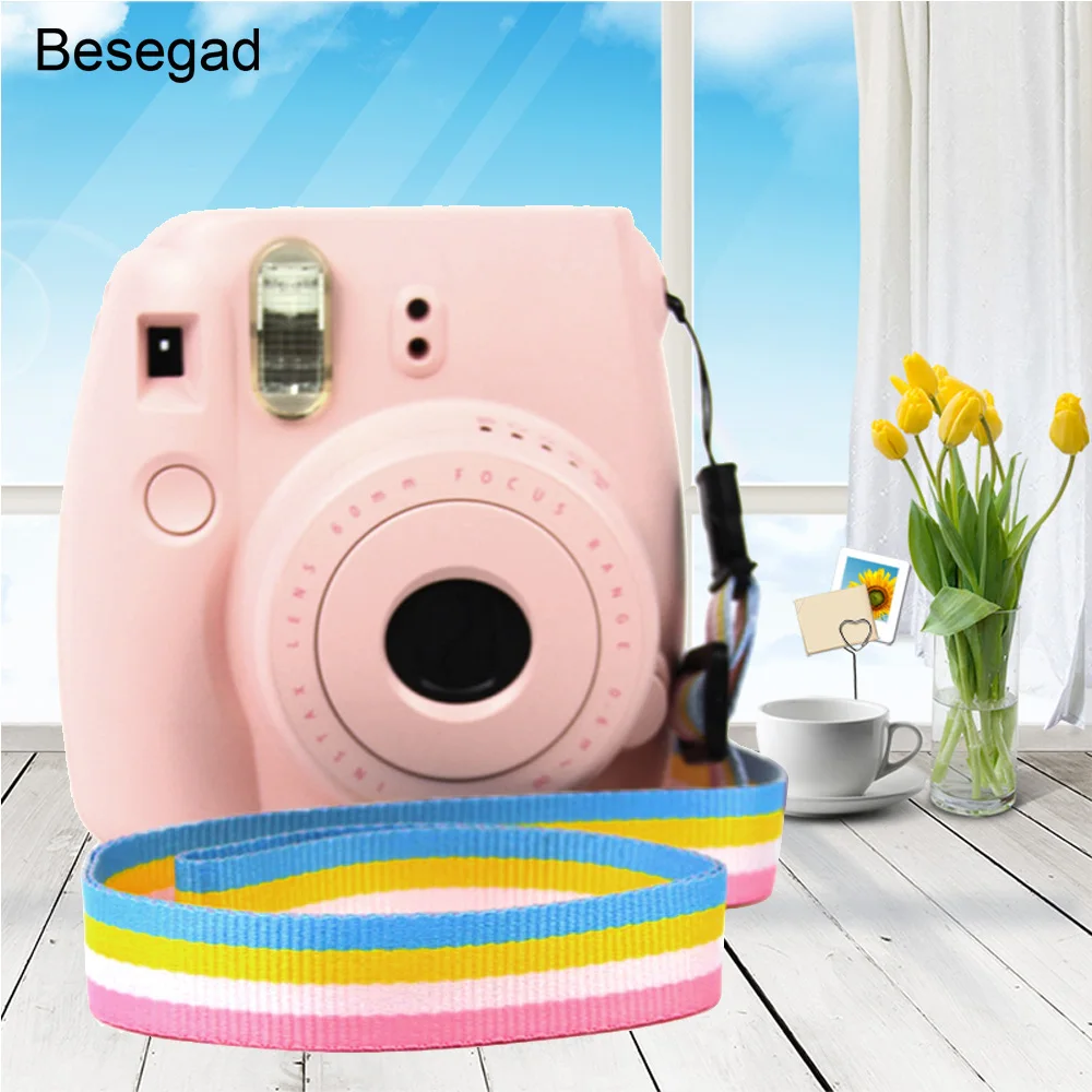 Besegad Универсальный плечевой ремень веревка для Polaroid Fujifilm Fuji Instax Mini 90 70 50 25 7S 9 8