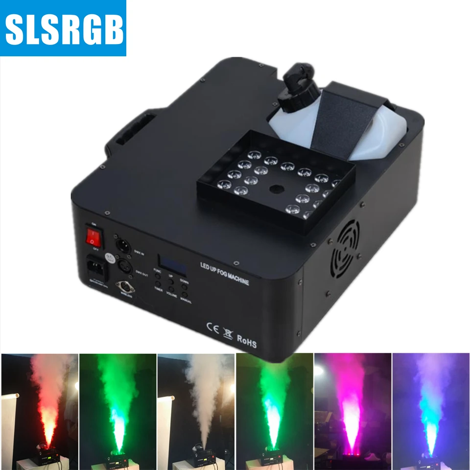 

1500w dmx Smoke machine LED DMX512 Upward spraying fog machine