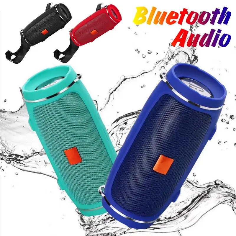 

Mini Portable Wireless Bluetooth Speaker Stereo Speakerphone Music Subwoofer Column Speakers for Computer with TF FM USB
