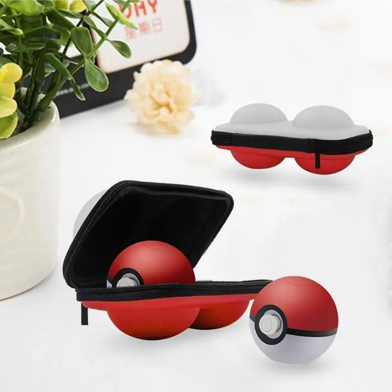 Portable PU Carrying Case Storage Box Protective Pouch Bag Organizer for Nintend Switch for Switch Pikachu Pokemon Pokeball