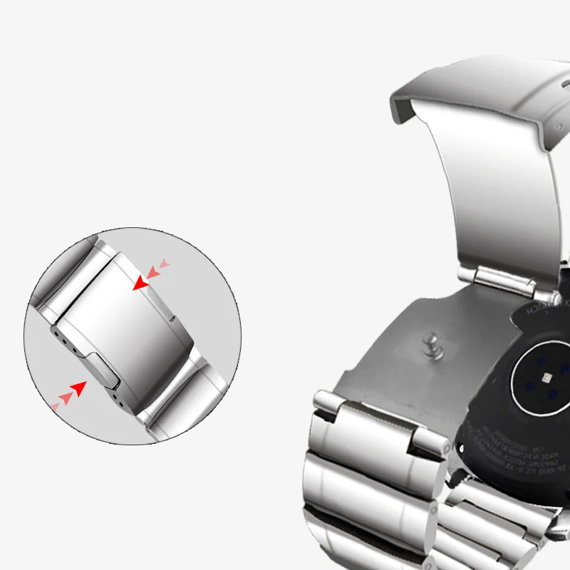 Metal Stainless Steel Watch Wrist Band Strap For Samsung Galaxy Watch Gear S3 Classic Frontier huawei watch 2 Pro huami amazfit Metal Stainless Steel Watch Wrist Band Strap For Samsung Galaxy Watch Gear S3 Classic Frontier huawei watch 2 Pro huami amazfit