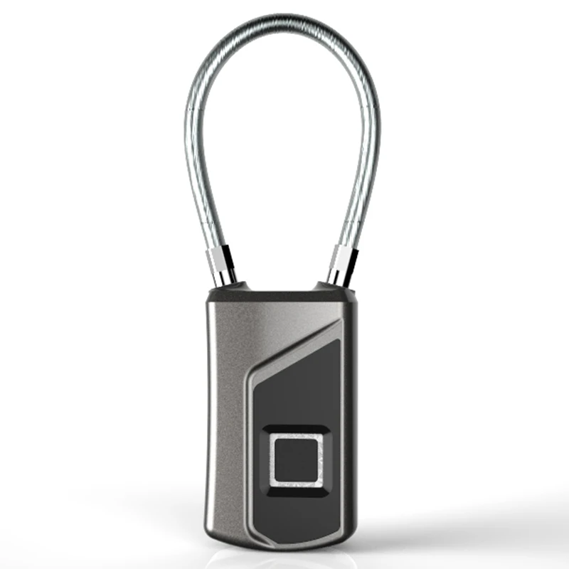 

Fingerprint Lock, Bluetooth Connection Metal Waterproof, Suitable for House Door, Backpack, Suitcase, Bike, Gym, Office, APP i