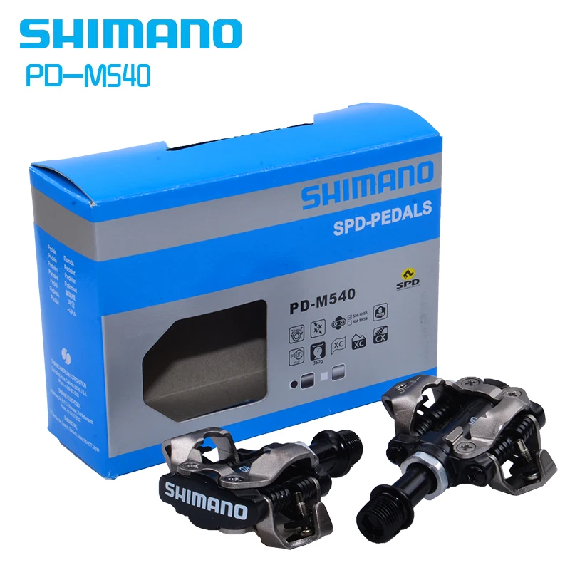 

ShimanoPD-M540 Selbst-Verriegelung Klick SPD Bike Pedal M540 MTB Berg Fahrrad Padals Mit Original PD22 Stollen