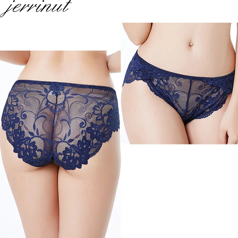 Женские кружевные трусики Jerrinut большие размеры XL XXL XXXL XXXXL нижнее белье