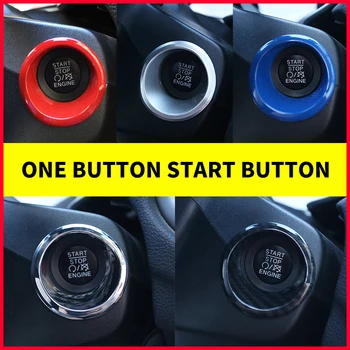 

A Little Change Car Ignition Switch Key Decoration Ring Circle Trim Sticker for Jeep Compass 2017 2018 Renegade 2015 - 2018