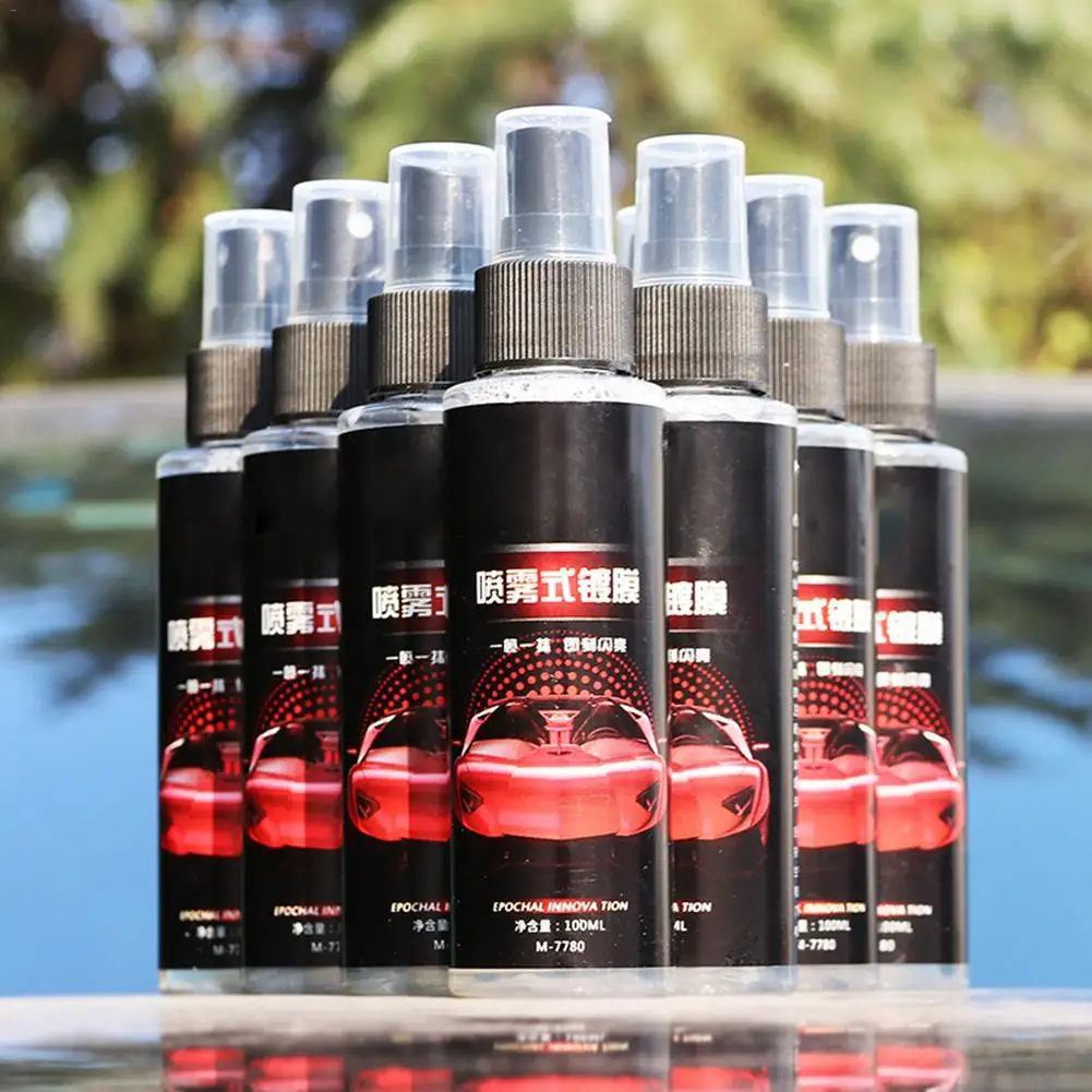 9H 100ml Auto Anti scratch Spray Type Crystal Plating Liquid Ceramic Coating Car Lacquer Paint font