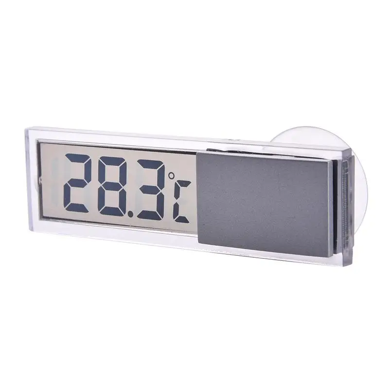 

Car Temperature Measuring Tool LCD Screen Car Kit Electronic Thermometer Sucker Type Temperature Measuring Tool Car Styling