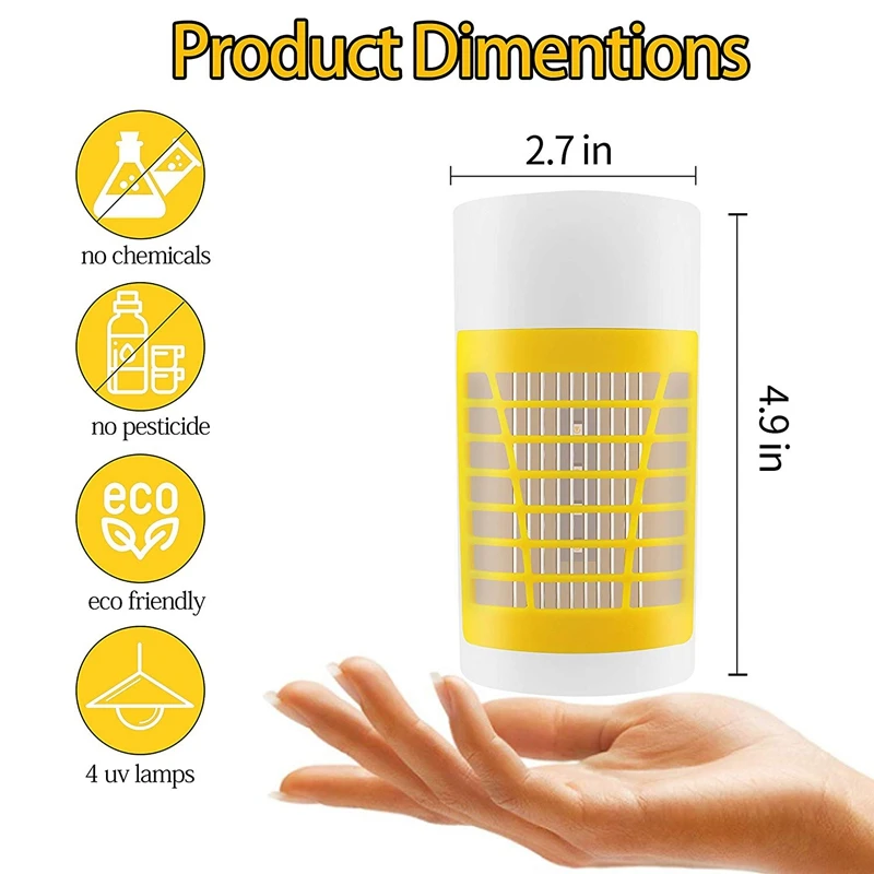 Рыбалка Night Light Крытый Жук Zapper Москитная Ловушка Убийца Насекомых Электронная Борьба