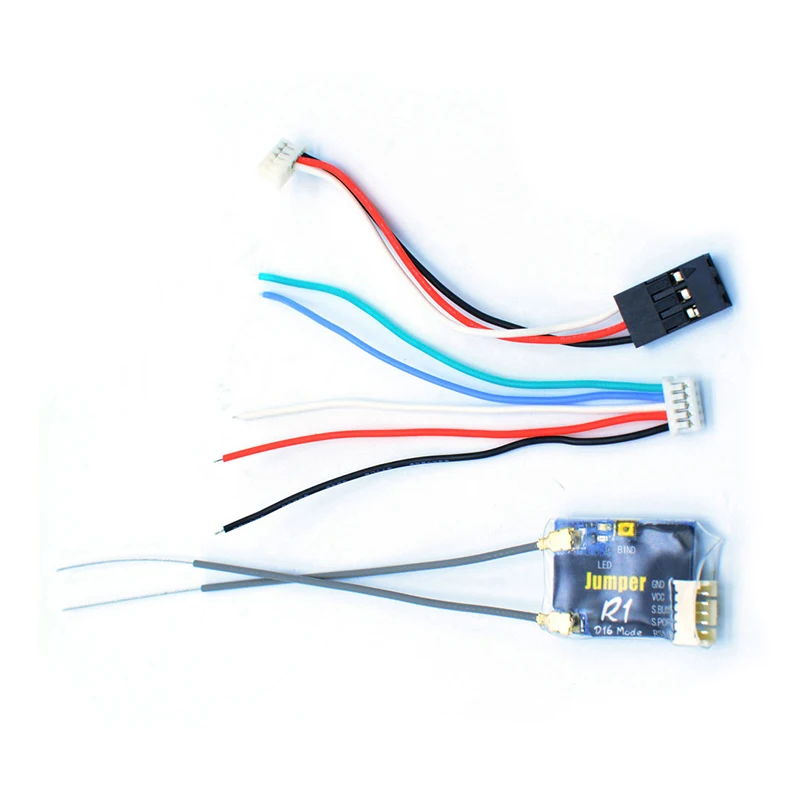 

Jumper R1 Receiver 16CH Sbus RX Compatible Frsky D16 Mode Radio Remote Controller Spare Parts