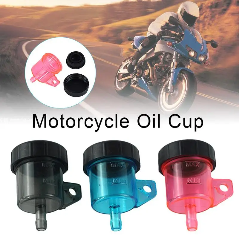 

Universal Straight Push Pump Transparent Oil Pot Brake Pump Modified Split Mini Oil Cup Durable Oil Box Motorcycle Accessories