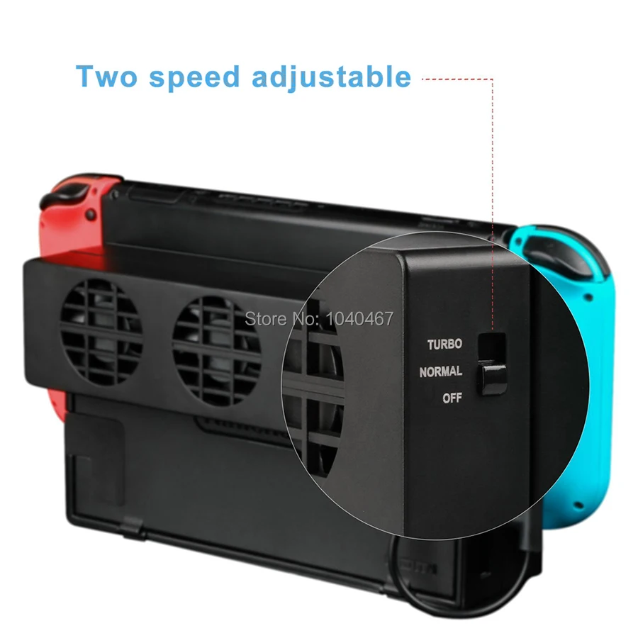  Cooling Cooler Fan Super Turbo USB Cooling fan Dock Cooler with 3-Fan for Nintend Switch NS NX Orig