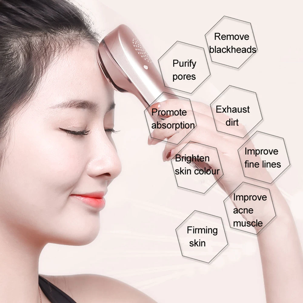 

Household Multifunctional Cold Hot Face Skin Care Handhold Type Facial Cleansing Skin Wrinkle Removal Face Lifting Positive