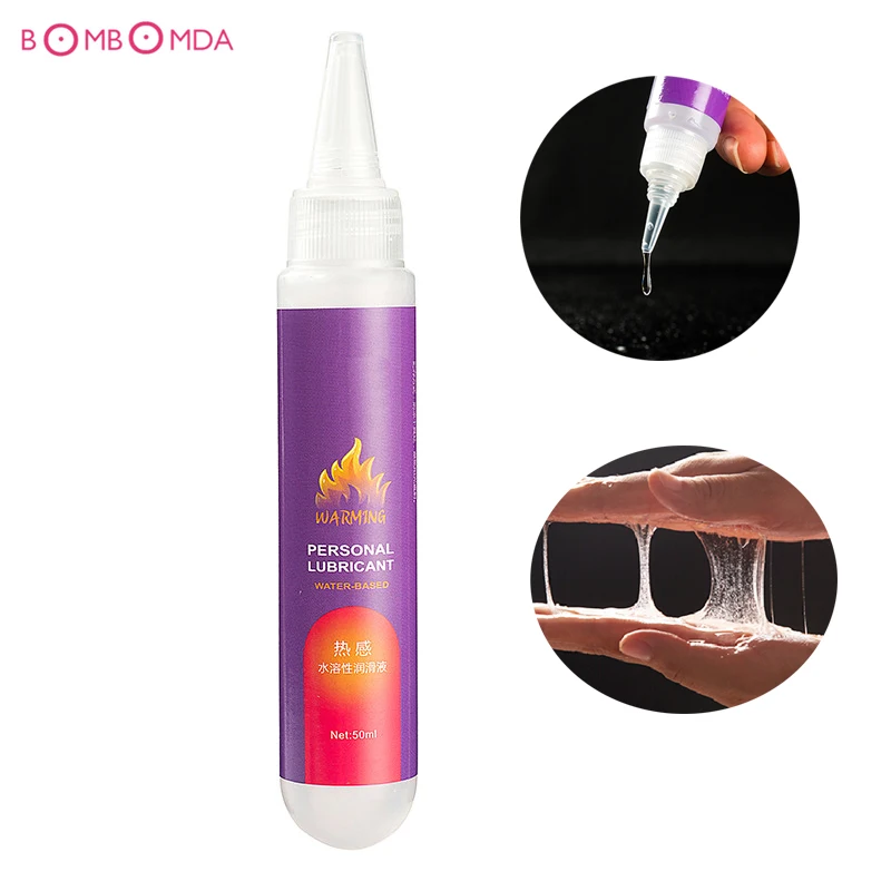 50ML Anal Sex Lubricant Warming Water-soluble Personal Lubricant Gel Oil Long Smooth lubricating Vgaina Body lubrication Oil O1