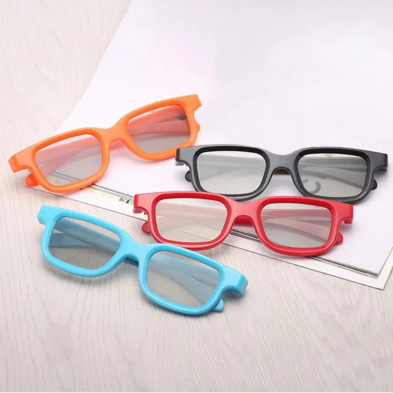 3D Movie Glasses New Plastic Polarized Non-Flash-Type Theater Dedicated