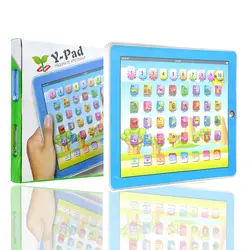 Испанский язык Y-Pad обучающая машина для детей обучение ABC письмо слово с легкой игрушкой, сенсорный экран игрушка Pad