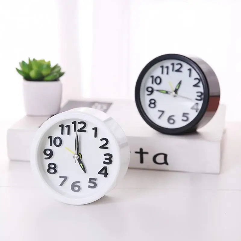 

Hot Sales Bedroom Clock Round/square Shape Living Room Portable Mini Multifunction Alarm Clock Drop Shipping #705