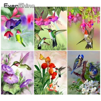 

Evershine 5D diamond painting full square bird DIY diamond embroidery flowers cross stitch diamond mosaic needlework home decor
