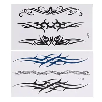 

10 Sheets Fashion Temporary Tattoo Stickers Waterproof Body Art Decor