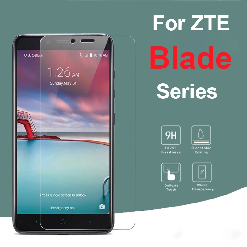 Закаленное стекло для Zte Blade A530 защитная пленка V7 Lite Z812 A610 Plus Z18 Mini 2.5D 9H|Защитные