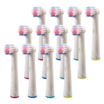 

12PCS Electric Toothbrush Heads Replacement For Braun Oral B Soft Bristle,Vitality Dual Clean/Professional Care Smart Series