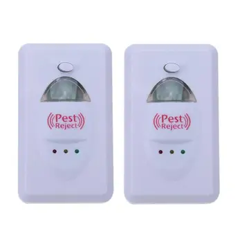 

Multi-functional 2-in-1 electronic electromagnetic anti pest bug mosquito cockroach mouse killer repeller EU plug