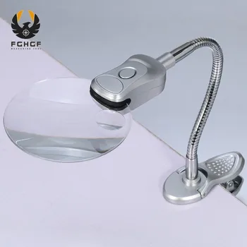 

FGHGF Hose Folding Magnifying Glass Reading Maintenance Magnifying Glass