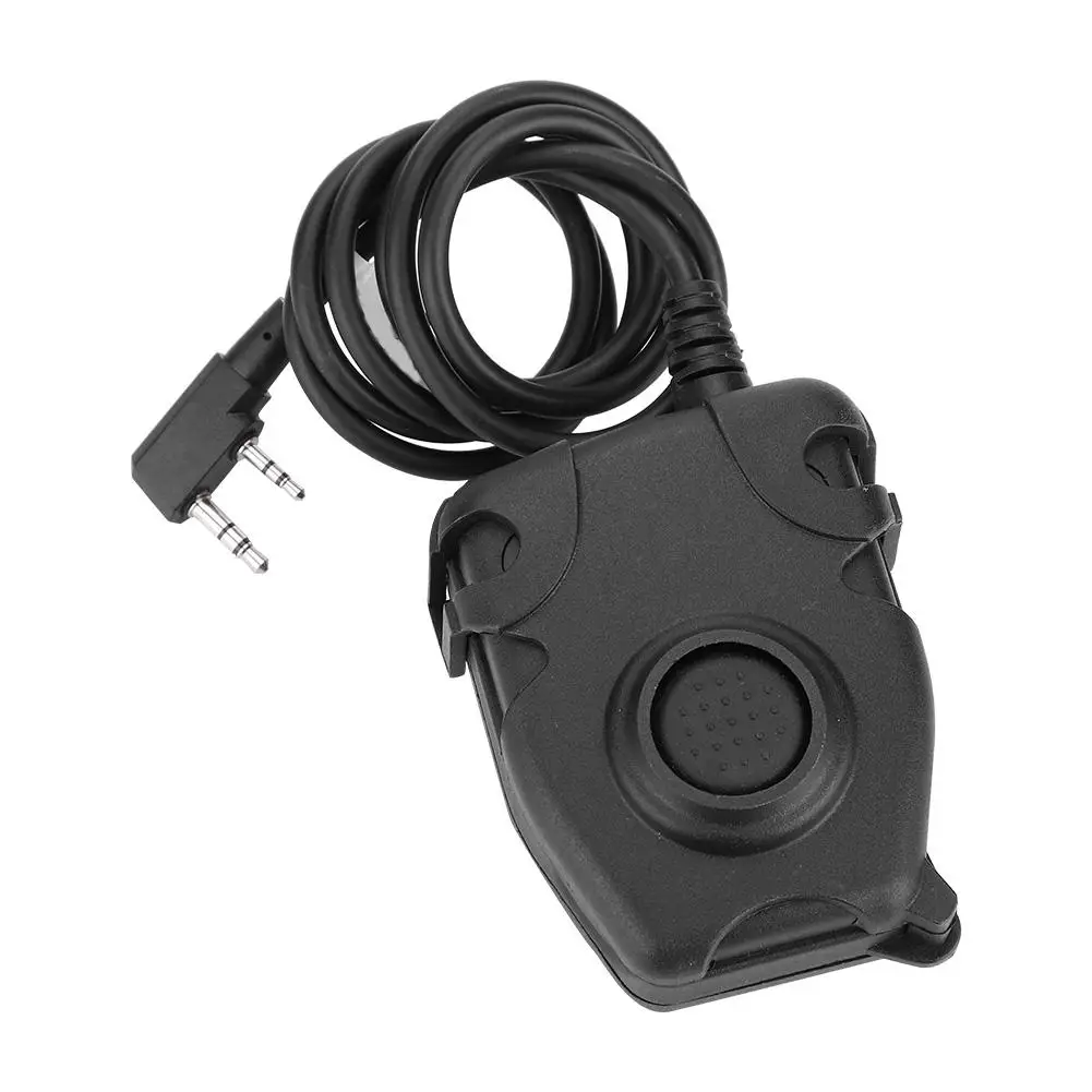 

Tactic PTT Z112 Push To Talk Headset Headphone Adapter 2 Pin Military Use Radio for PELTOR