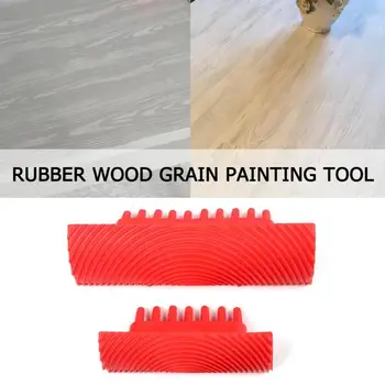 

2Pcs/set 3 / 6 Inch Paint Roller Imitation Wood Grain Brush Wall rodillo pintura sets Wall Texture Art Painting Tool