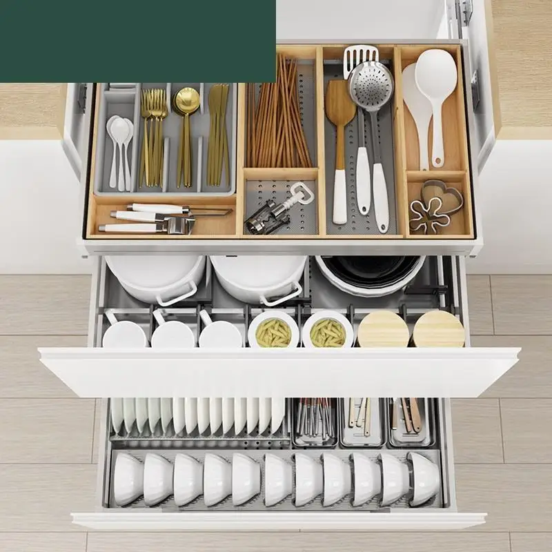 Para Armario De Cosina и Mutfak кухонная корзина для хранения посуды из нержавеющей
