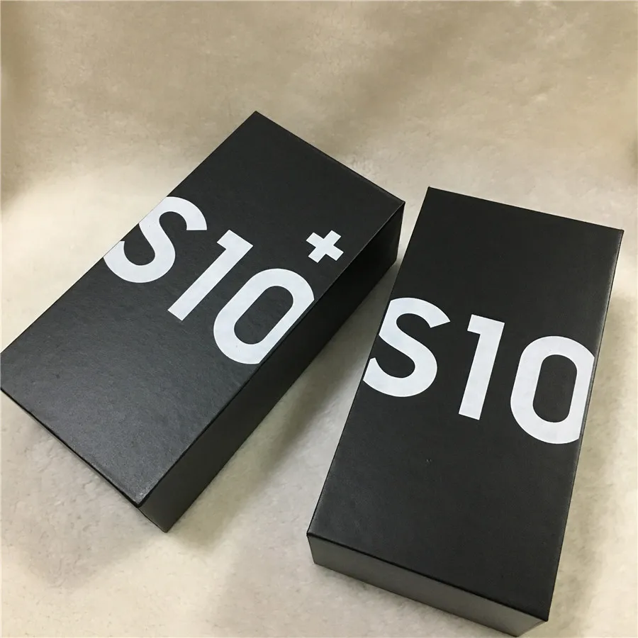 

1pcs 2019 new empty box for s10 retail box no accessories with instructions stickers with logo for Galaxy s10 s10 plus s10e