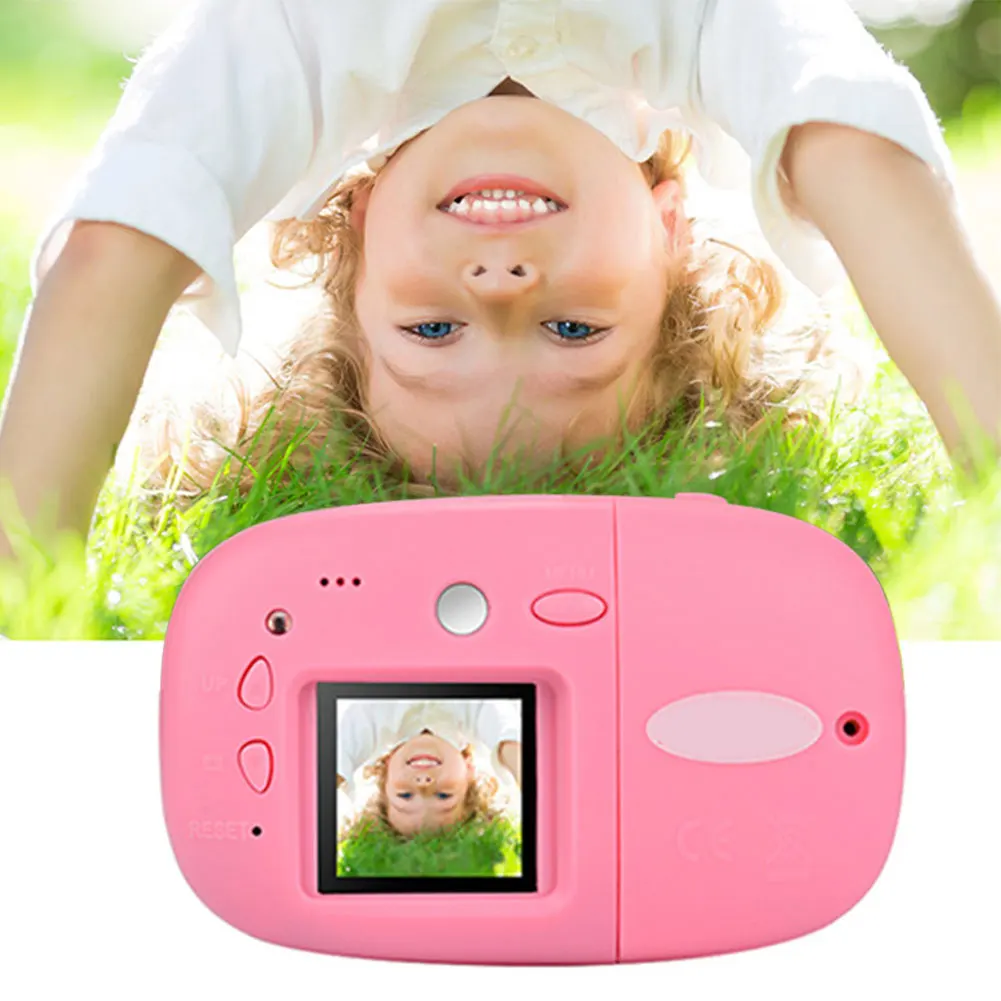 Mini Cartoon Photo Gift Digital Neck Strap HD Educational Toddler Toy Kids Camera Photography Anti Fall