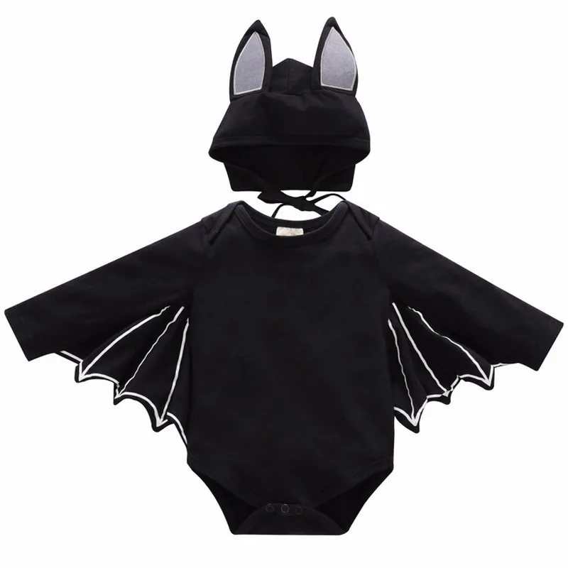 0-2Y Baby Cotton Jumpsuit Halloween Kids Batman Cosplay Costume Autumn Winter Newborn Cartoon Animal Fashion Batman Romper Hat 0-2Y Baby Cotton Jumpsuit Halloween Kids Batman Cosplay Costume Autumn Winter Newborn Cartoon Animal Fashion Batman Romper Hat