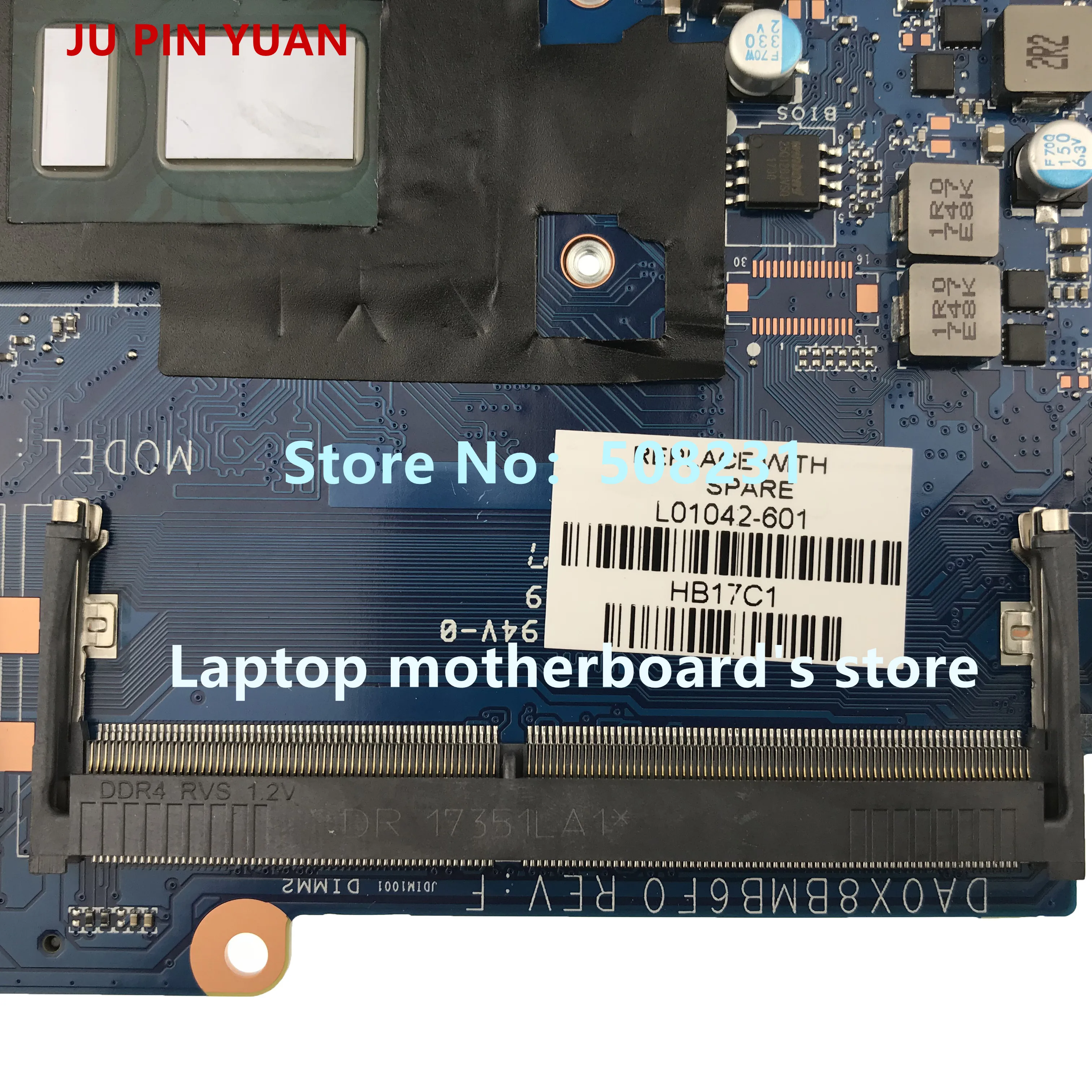 جو دبوس يوان L01042-001 L01042-601 DA0X8BMB6F0 محمول لوحة رئيسية لأجهزة HP ProBook 440 G5 430 G5 الكمبيوتر الدفتري I7-8550U اختبار بالكامل