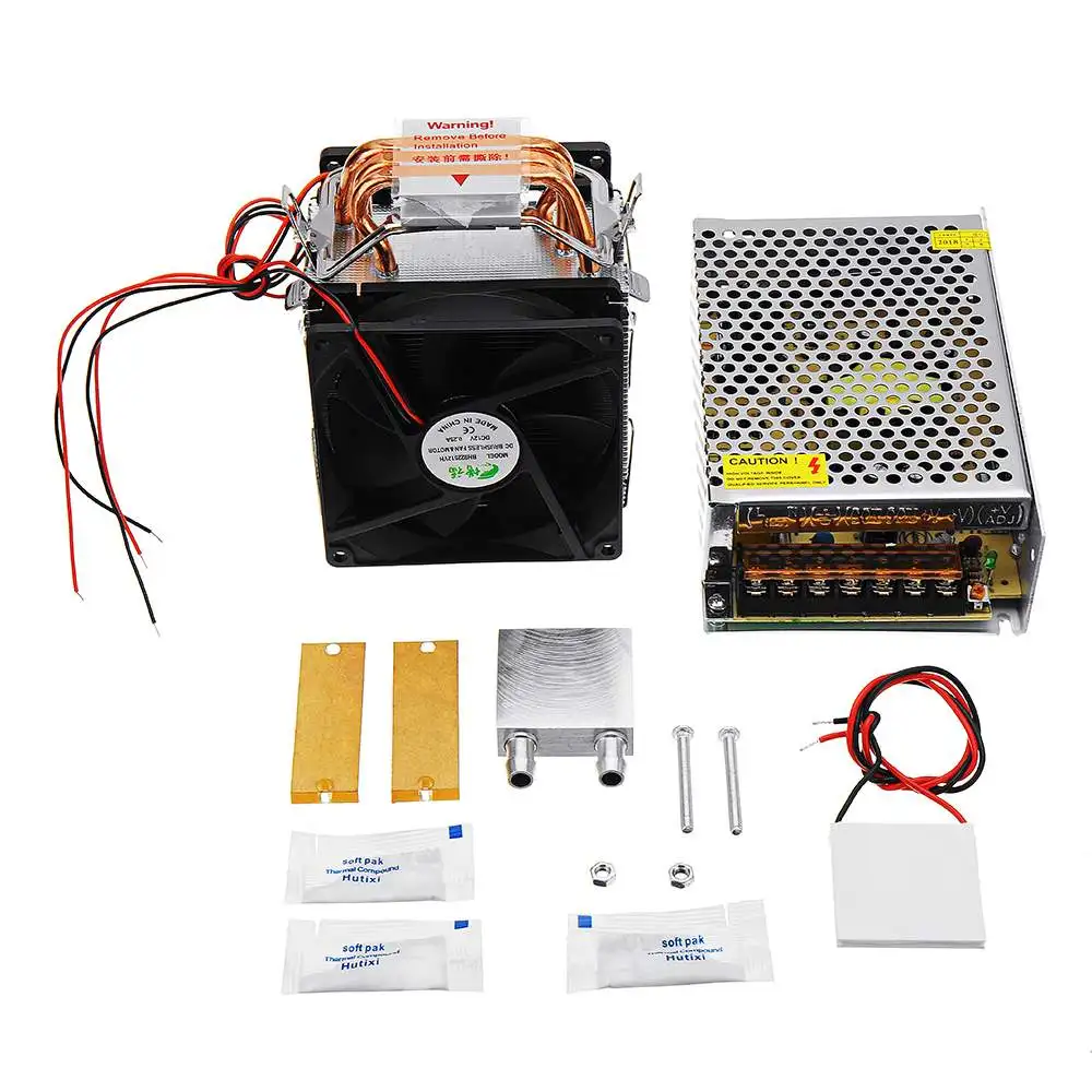 

NEW Three Copper Tube Semiconductor Refrigeration Fish Tank Cooling Refrigerator Electronic DIY Cooling System