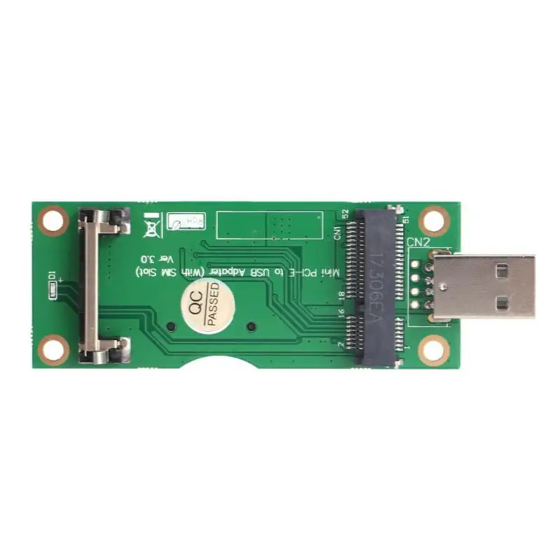 

Mini PCI-E to USB Adapter with SIM 8Pin Card Slot for WWAN/LTE Module
